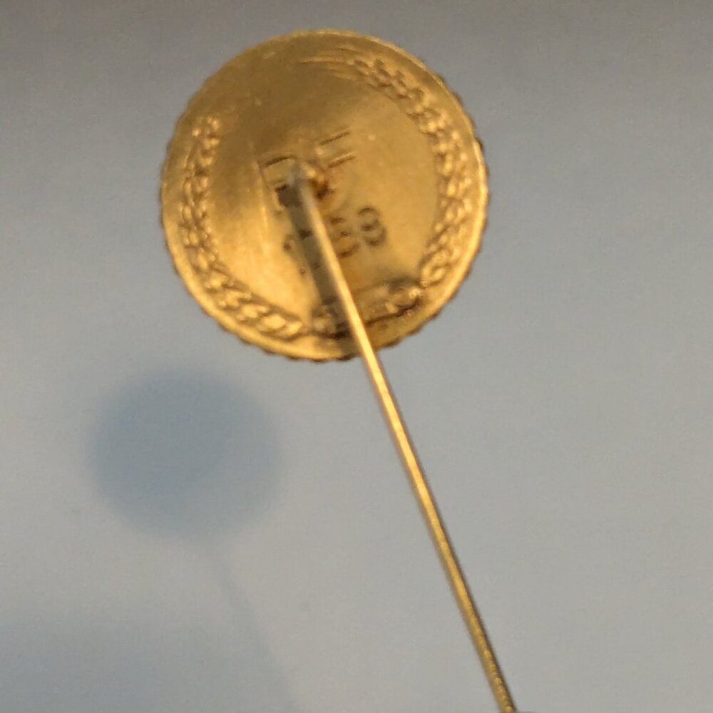 ULTRA RARE Limited Signed CHRISTIAN DIOR RF 1789 Bicentenary Coin Stick Pin - Picture 5 of 7